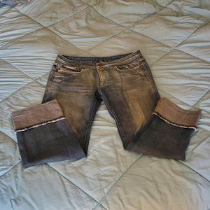 Diesel Premium Denim Mid-Rise Straight Leg Jean Women's Size 28